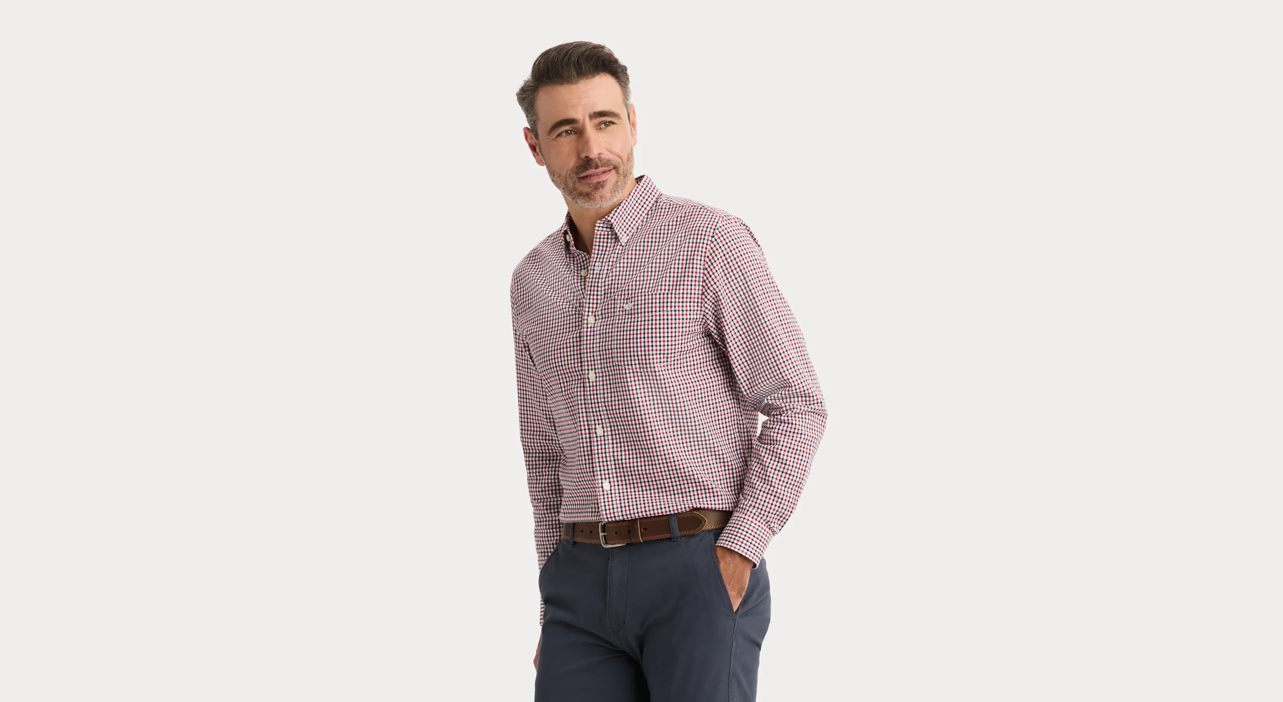 Signature Stain Defender Shirt, Classic Fit