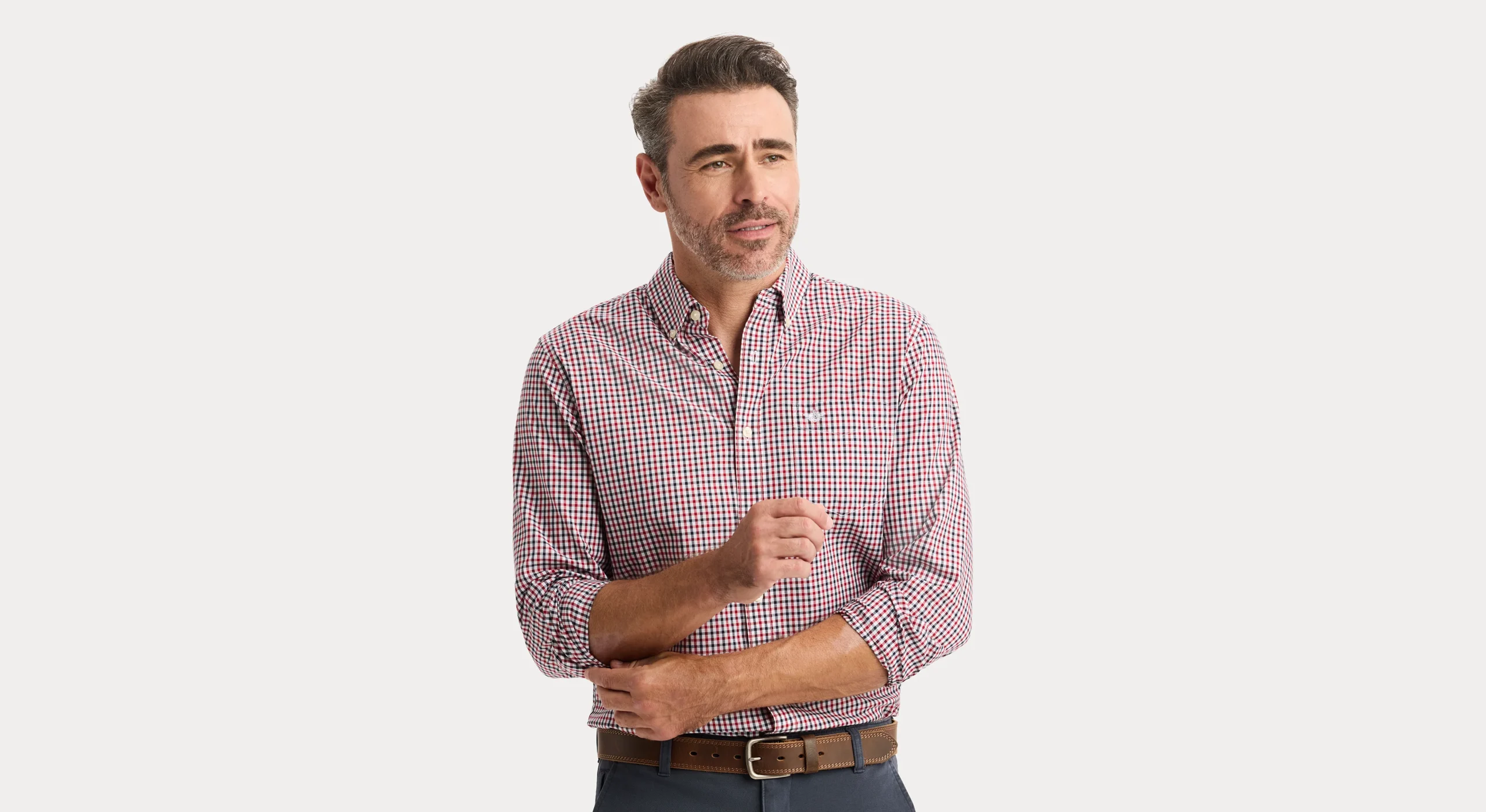 Signature Stain Defender Shirt, Classic Fit