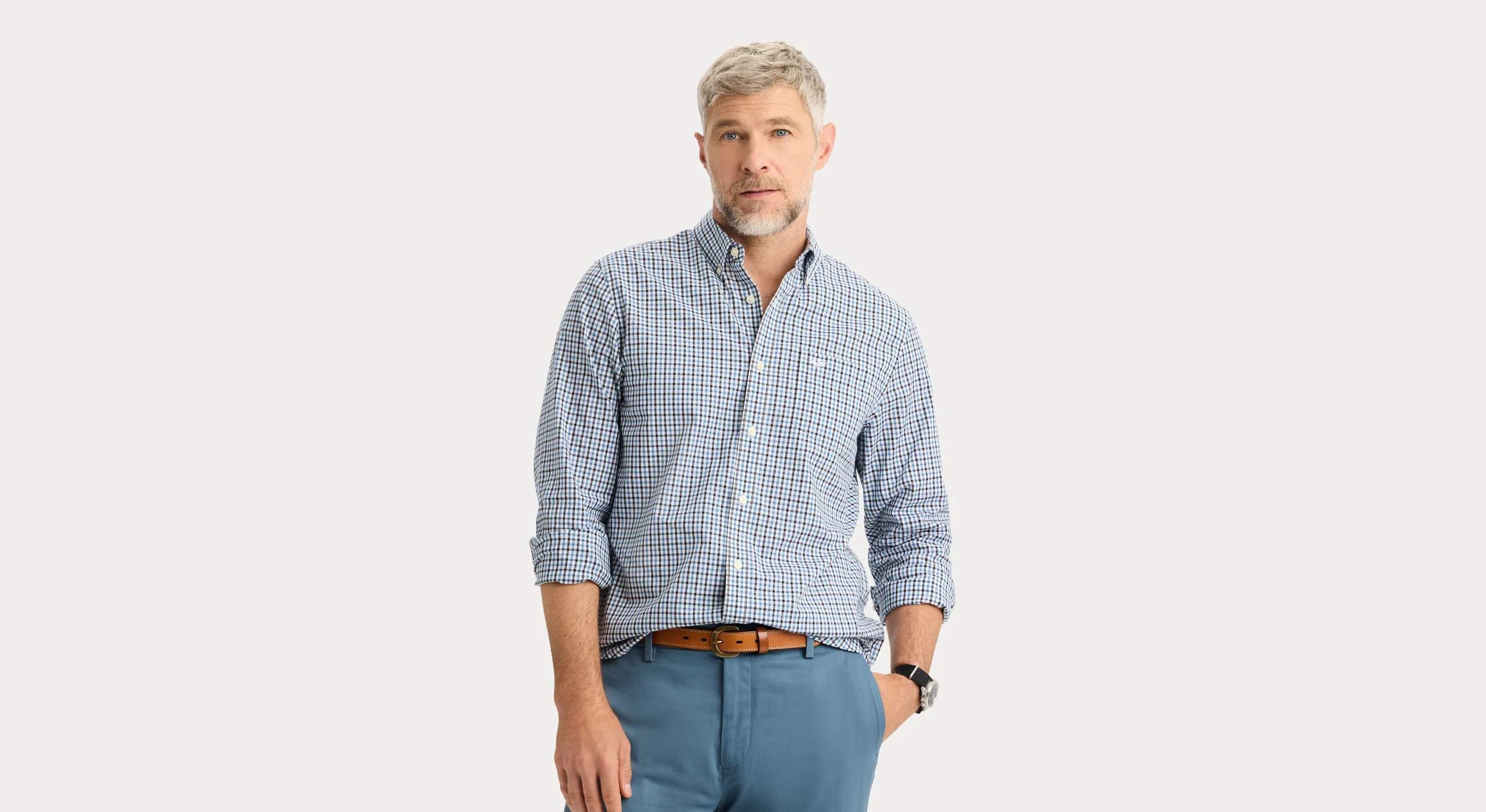Signature Stain Defender Shirt, Classic Fit