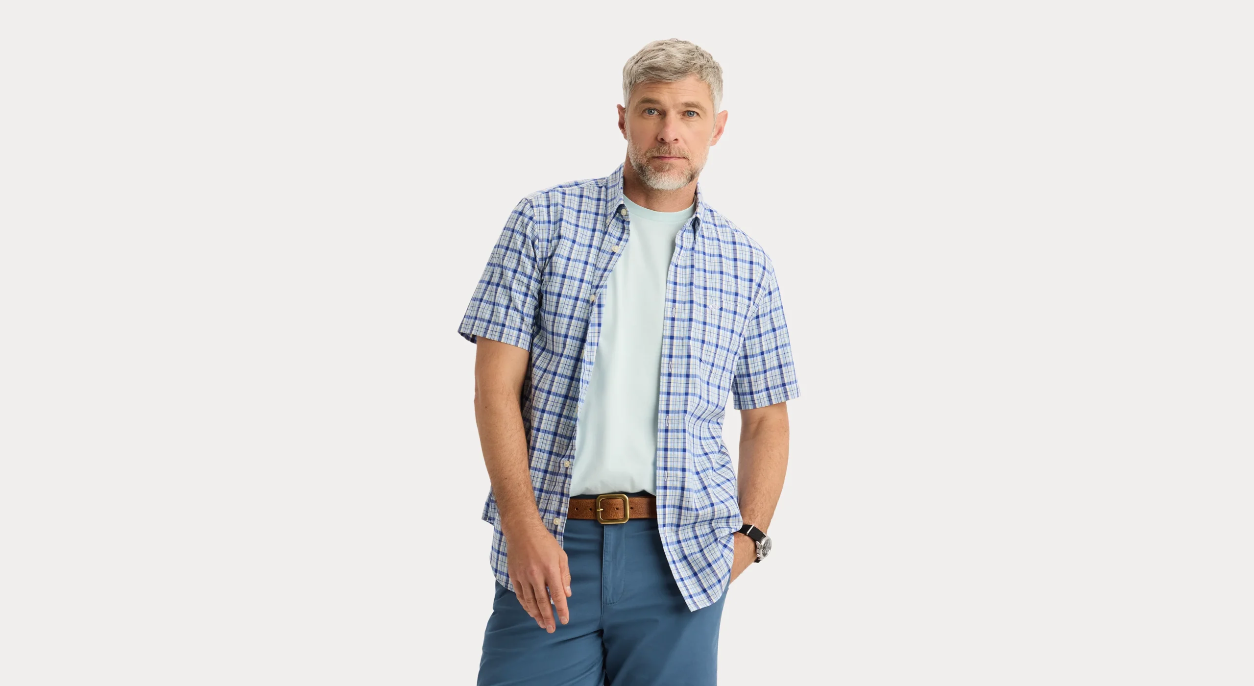 Signature Stain Defender Shirt, Classic Fit