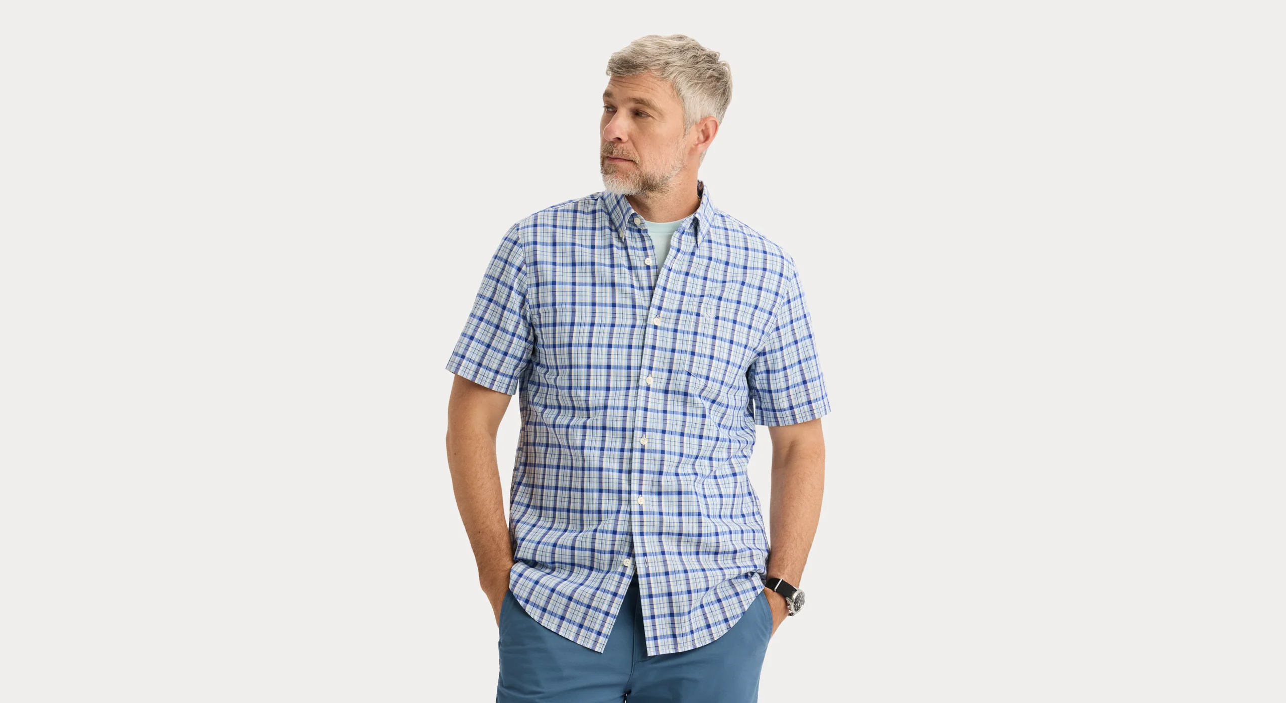 Signature Stain Defender Shirt, Classic Fit