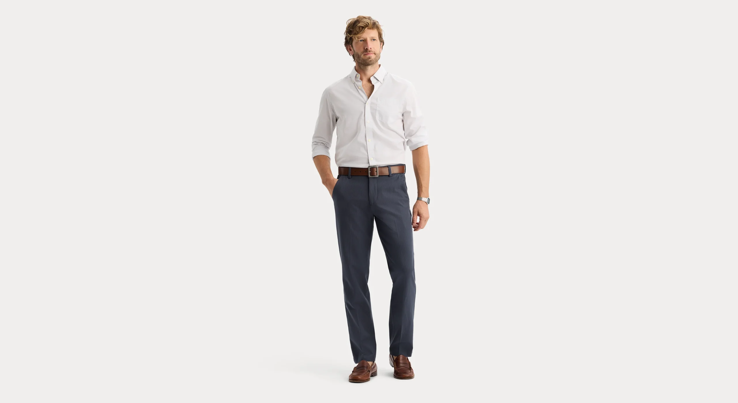 Workday Khakis, Straight Fit