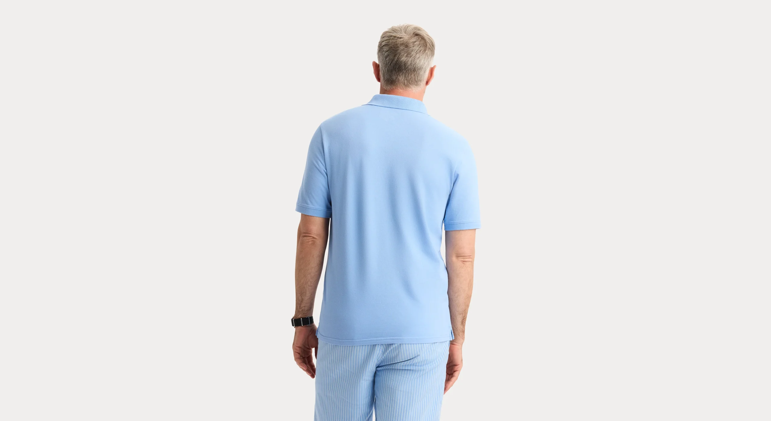 Rib Collar Polo, Slim Fit