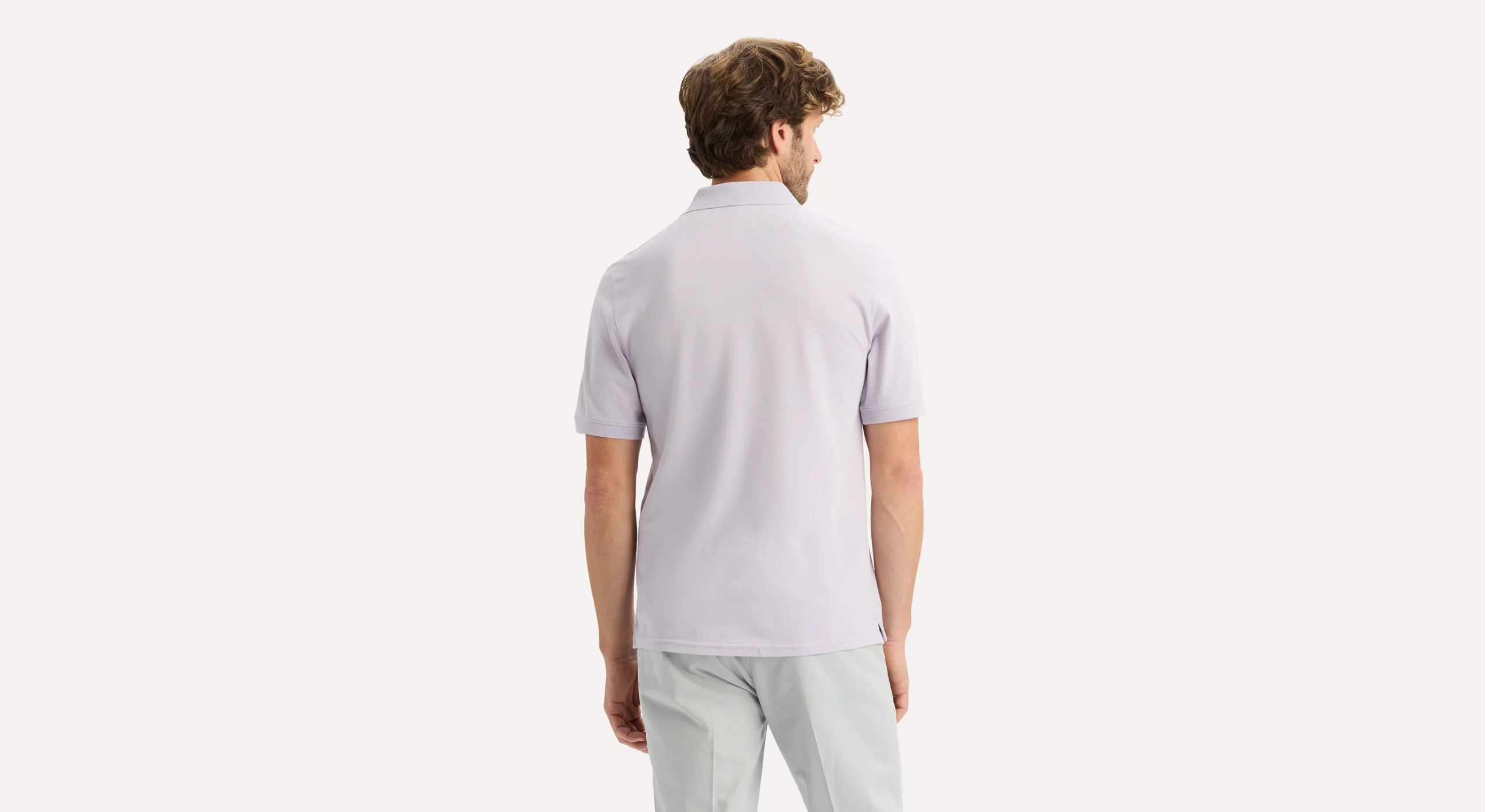 Rib Collar Polo, Slim Fit