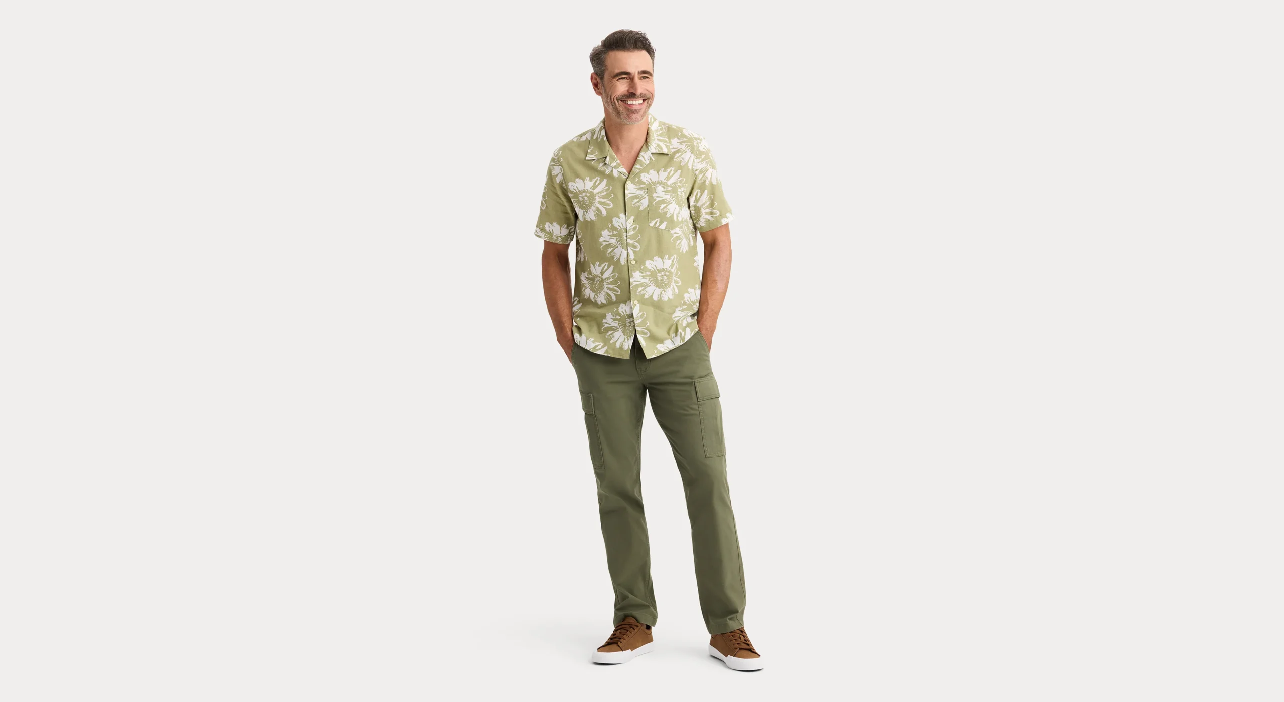 Camp Collar Shirt, Regular Fit