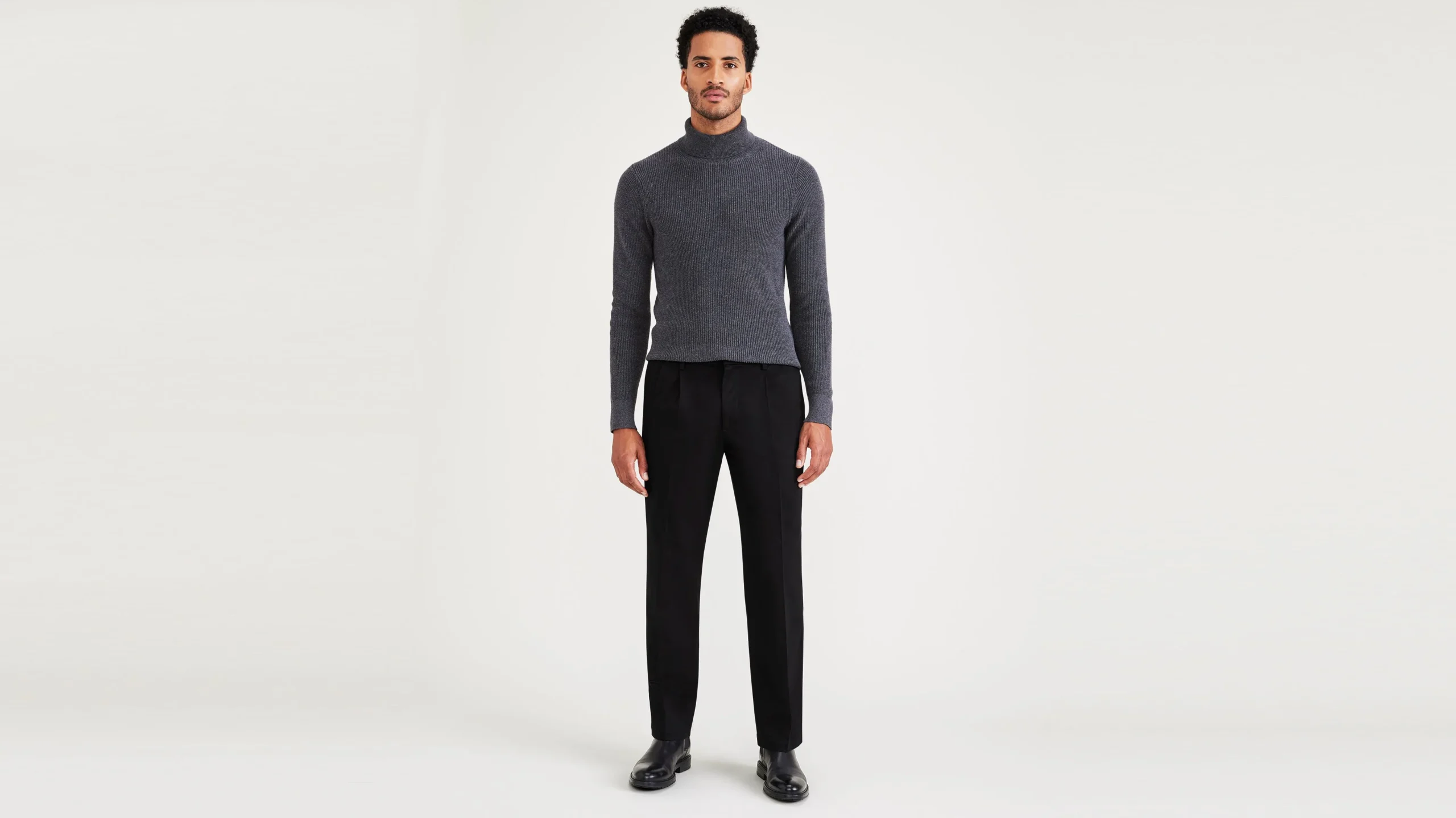 Signature Iron Free Khakis, Pleated, Classic Fit with Stain Defender®