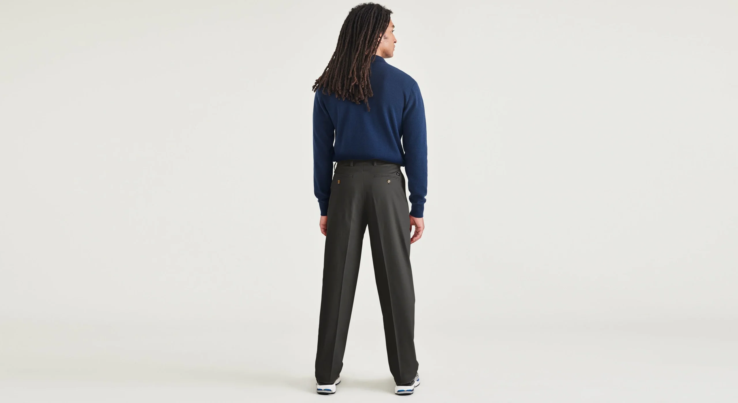 Signature Iron Free Khakis, Pleated, Relaxed Fit with Stain Defender®