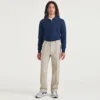 Signature Iron Free Khakis, Pleated, Relaxed Fit with Stain Defender®