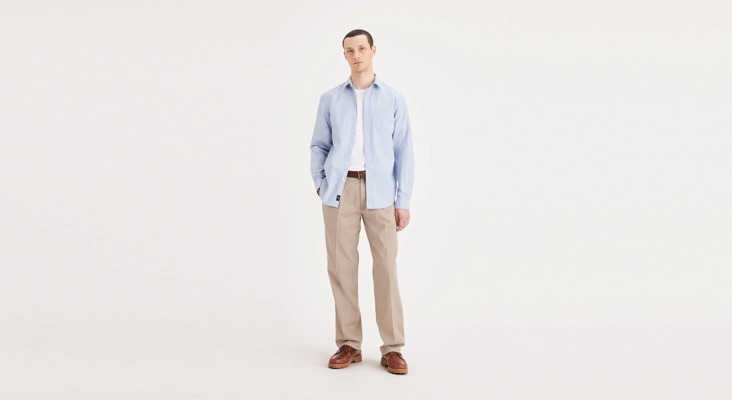 Easy Khakis, Pleated, Classic Fit (Big and Tall)