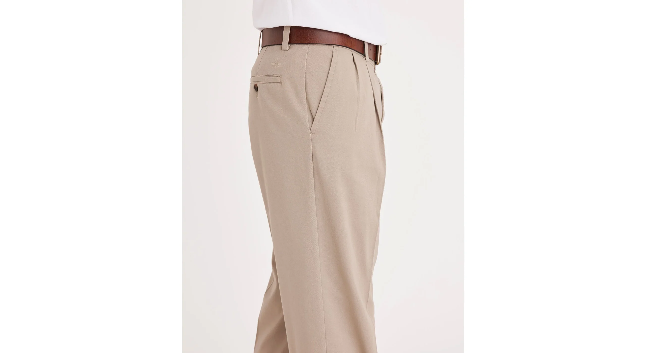 Easy Khakis, Pleated, Classic Fit (Big and Tall)