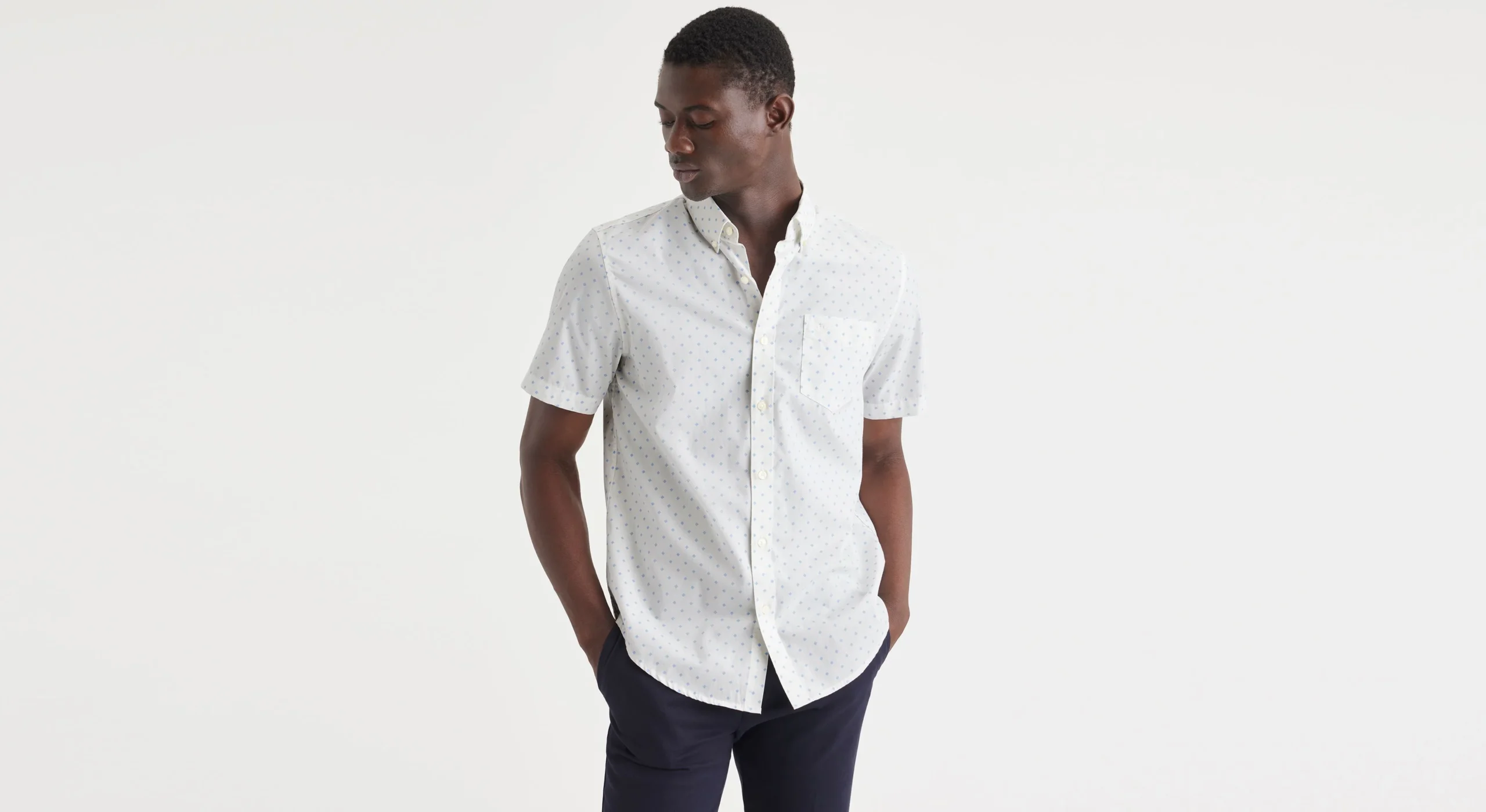 Signature Stain Defender Shirt, Classic Fit