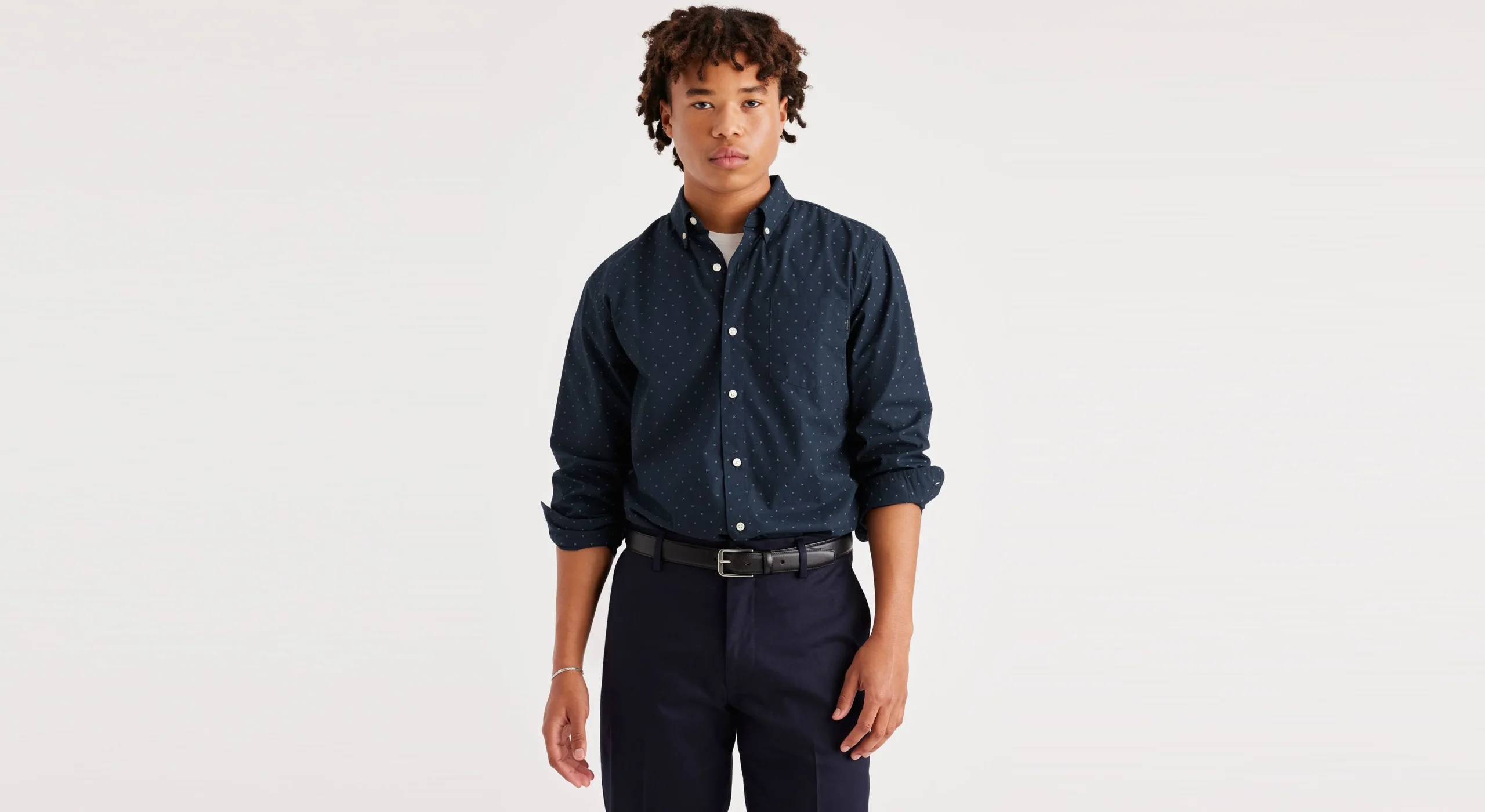 Essential Button-Up Shirt, Classic Fit