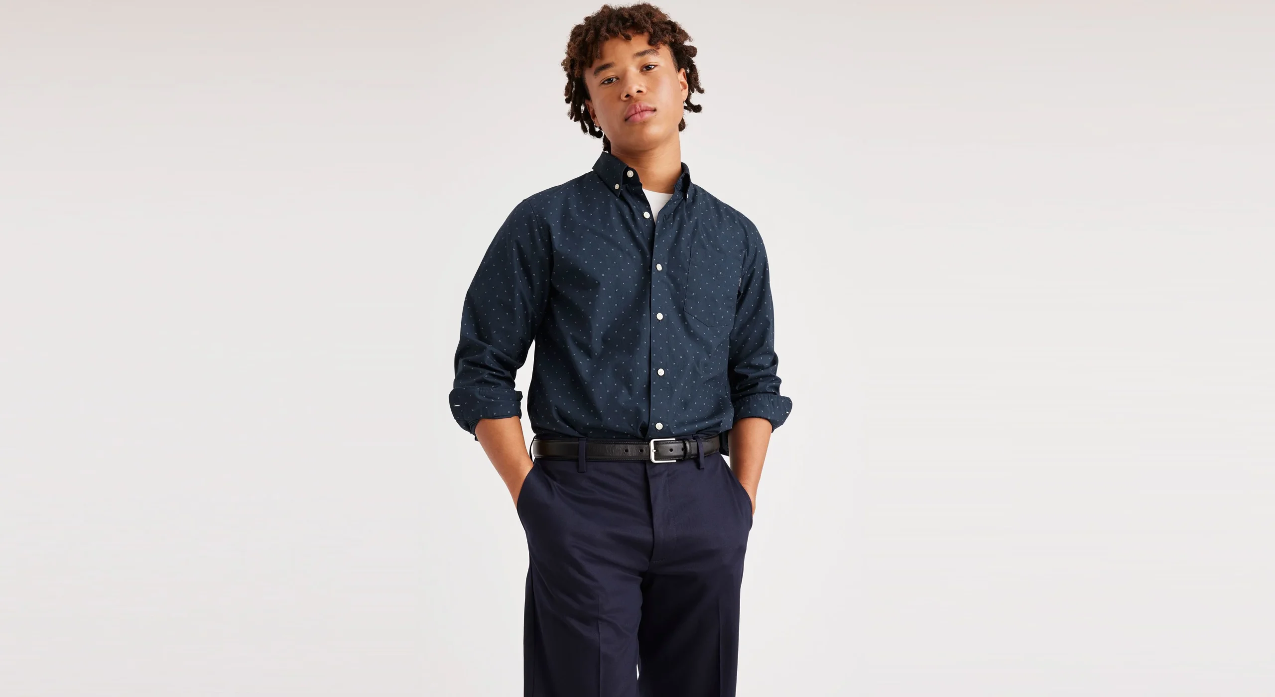 Essential Button-Up Shirt, Classic Fit